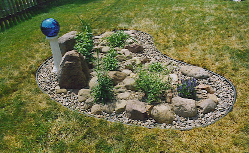 Rock Garden Construction Wiltrout, How To Build A Rock Garden Bed